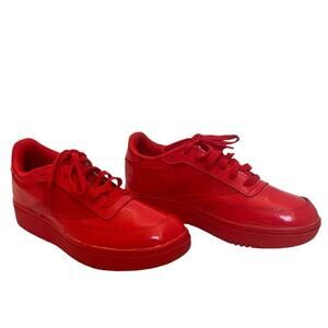 Reebok Women's Cardi Club C Double Low Tops Red Size 8 Street Wear Collaboration